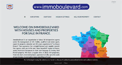Desktop Screenshot of immoboulevard.com